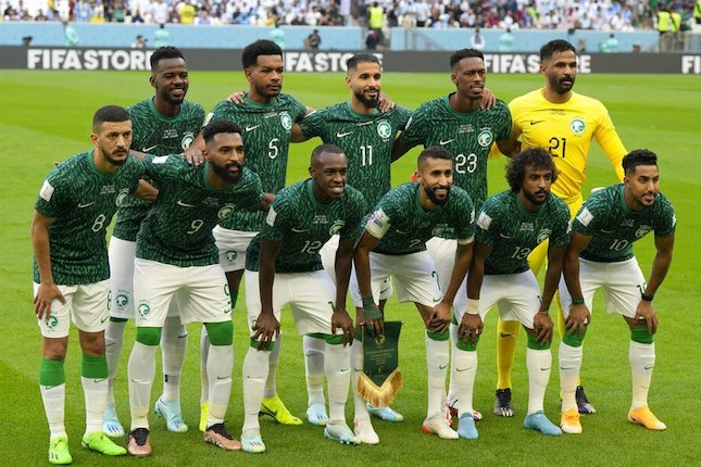 Piala Dunia 2022: Timnas Arab Saudi (c) AP Photo/Ricardo Mazalan
